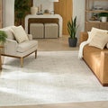 Nourison Home Grace Grey 7'10" x 9'10" Area Rug - Easy Clean, Non Shedding, Bed Room, Living Room, Dining Room, Kitchen (8' x 10')