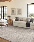 Loloi Amber Lewis Alie Collection ALE-01 Stone/Mist 2'-7'' x 12'-0'', .13'' Pile Height, Runner Rug