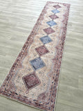 Fame Living Washable Area Rug. Modern Farmhouse. Vintage. Turkish. Bohemian. Distressed. Oriental. Traditional. Rugs for Living Room. Dining. Bedroom. Office. Entryway. Foyer. (863TT, 2'5" x 13')