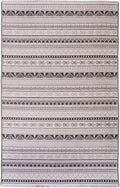 Alfa Rich 3x10 White Black Gray Washable Area Rugs for Living Room Hallway Kitchen Decor Runner