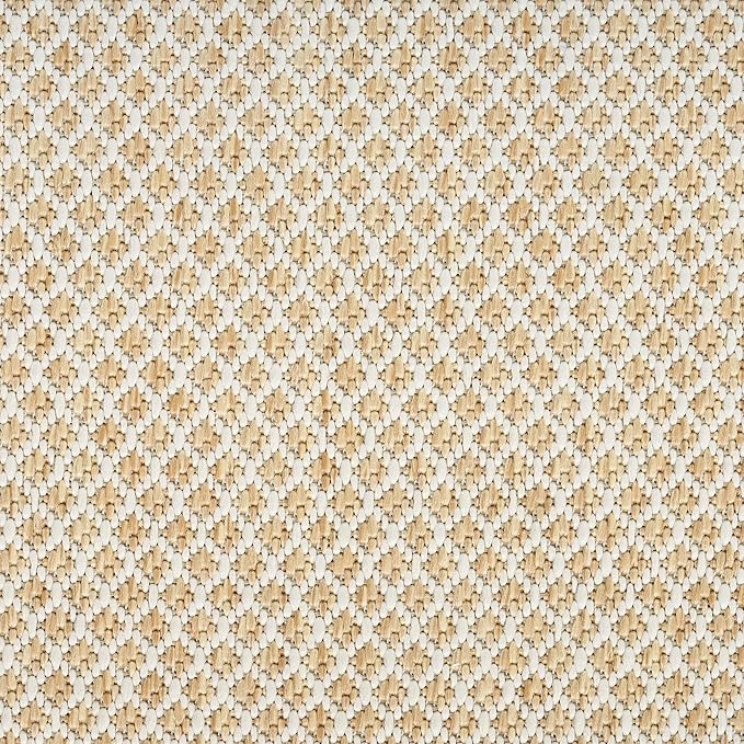 Nourison Home Courtyard Natural 4' x 6' Area Rug - Easy Clean, Non Shedding, Bed Room, Living Room, Dining Room, Kitchen (4' x 6')