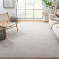 SAFAVIEH Area Rug 12x15 - Tulum Collection - Large - Ivory & Light Grey, Moroccan Boho Tribal Design, Non-Shedding & Easy to Clean, Ideal for Living Room, Bedroom, Dining Space (TUL272G)