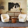 Rugs USA 5x8 Melrose Checked Wool Indoor Area Rug, Contemporary Farmhouse Charcoal/Ivory for Living Room, Bedroom, Office, Entryway, Hallway