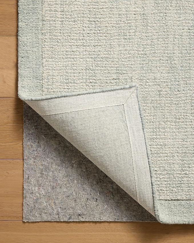 Loloi Magnolia Home by Joanna Gaines Henley Collection HNY-01 Ivory/Spa 2'-6" x 7'-6" Runner Rug