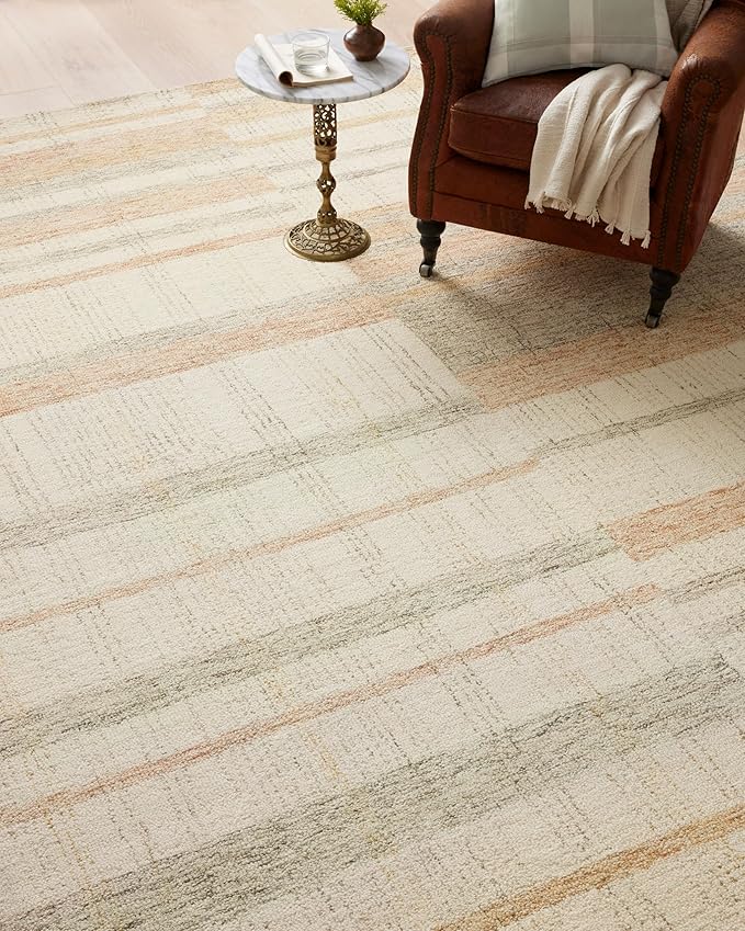 Loloi Chris Loves Julia Chris Collection CHR-04 Natural/Multi 2'-6" x 7'-6", .50" Pile Height, Runner Rug