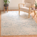 SAFAVIEH Area Rug 12x18 - Tulum Collection - Large - Ivory & Turquoise, Moroccan Boho Tribal Design, Non-Shedding & Easy to Clean, Ideal for Living Room, Bedroom, Dining Space (TUL272E)