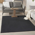 Nourison Home Nourison Essentials Black 5' x 7' Area Rug - Easy Clean, Non Shedding, Bed Room, Living Room, Dining Room, Kitchen (5' x 7')