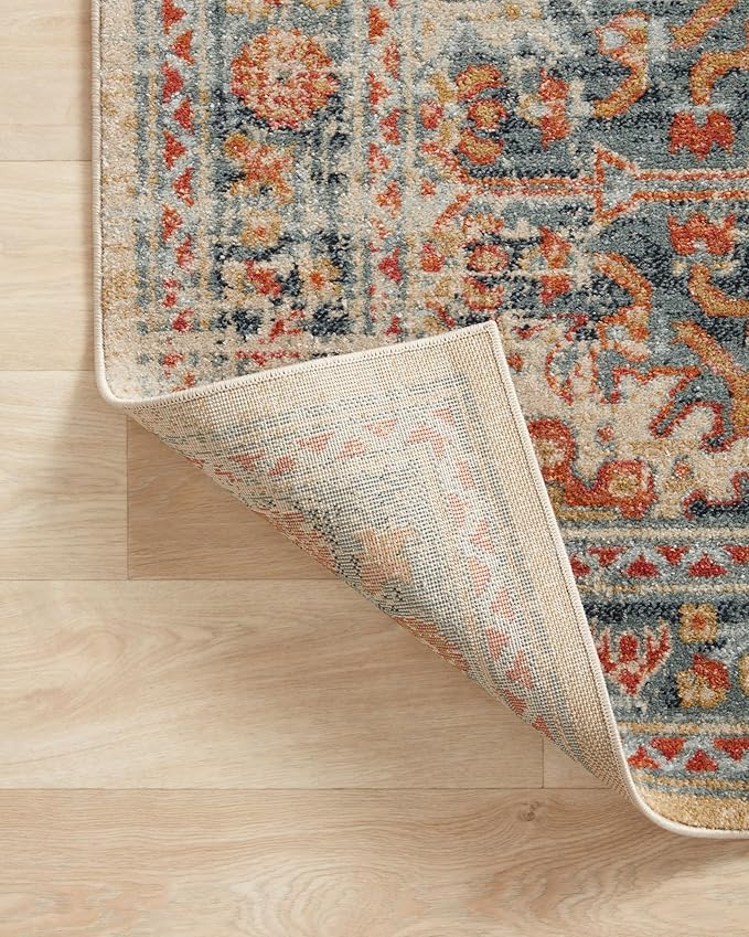 Loloi Jocelyn Collection JOC-03 Mist/Multi 7'-10" x 10' .38" Thick Area Rug