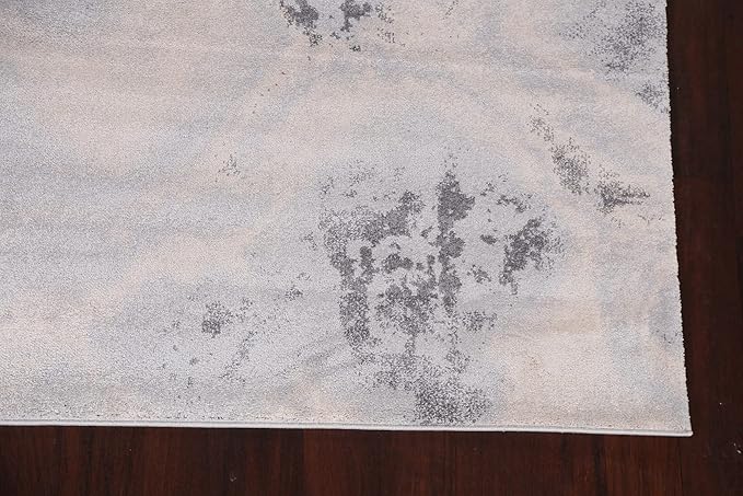 Abstract Transitional Turkish Oriental Area Rug 7x10