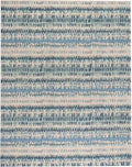 Dash and Albert Paint Chip Wool Area Rug - 6' x 9' Blue Graphic Hand Micro Hooked Accent Rug - Durable, High Traffic Areas Hallway, Living Room, Stairs