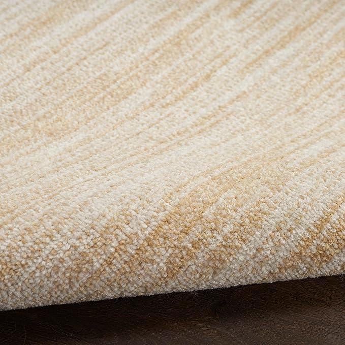 Nourison Home Nourison Essentials Ivory Gold 5' x 7' Area Rug - Easy Clean, Non Shedding, Bed Room, Living Room, Dining Room, Kitchen (5' x 7')