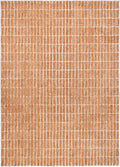 Hand-Tufted 100% Wool Area Rug – Unique Modern Geometric Grid Pattern, Soft Plush Textured Carpet for Living Room, Bedroom, Dining Room & Entryway (Gold, 4' x 6')