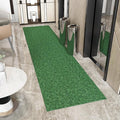 Ottomanson 2'7" x 26' Hallway Runner with Scraper Pile - Extra Durable Non-Slip Rug Mat for Indoor & Outdoor Use - Ideal for Kitchen, Entryway & Garage - High-Traffic Carpet, Green