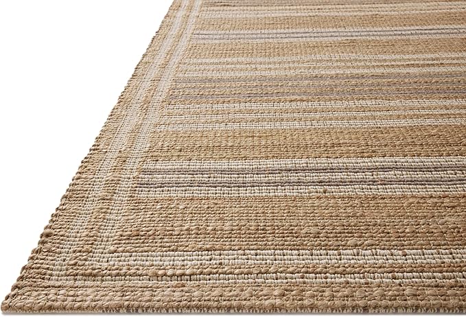 Loloi Chris Loves Julia Judy Collection JUD-03 Natural/Dove 2'-3" x 3'-9" Accent Rug