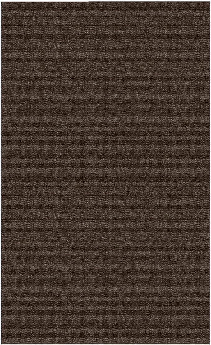 EARTHALL Washable Area Rug 3x5 Ft Non Slip Rugs for Entryway, Braided Rubber Backed Throw Rugs Door Mat Indoor Outdoor Entrance, Cotton Woven Carpet for Kitchen Foyer Front Door, Brown/Coffee