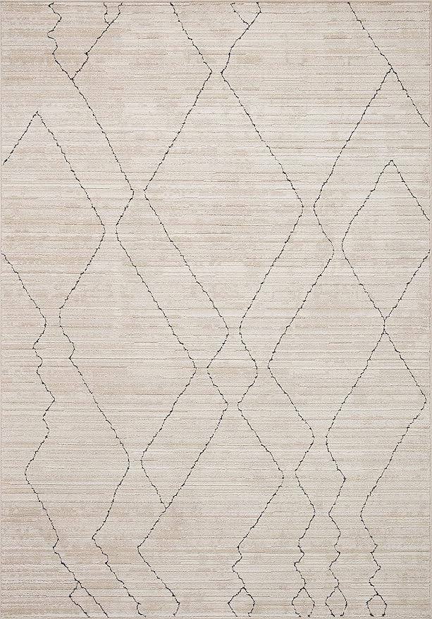 Loloi Darby Collection DAR-03 Sand/Charcoal 11'-6" x 15' Area Rug