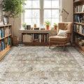 LUMI 5x8 Washable Area Rug for Living Room, Ultra Soft Traditional Vintage Rugs Non Slip with Rubber Backing, Low Profile, High Traffic, Stain Resistant Carpets, Ideal for Bedroom, Dining Room, Indoor