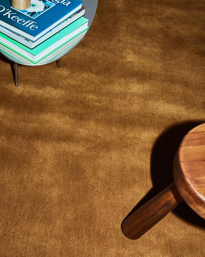 Hand-Tufted Wool Square Area Rug – Soft Premium Wool Carpet for Living Room, Bedroom & Home Décor – 14X14 ft| Leo – Durable, Non-Slip Backing, Handcrafted Rug