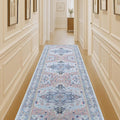 Washable Area Rug. Modern Farmhouse. Vintage. Turkish. Bohemian. Distressed. Oriental. Traditional. Rugs for Living Room. Dining. Bedroom. Office. Entryway. Foyer. (861NT, 2'5 x 9'8)