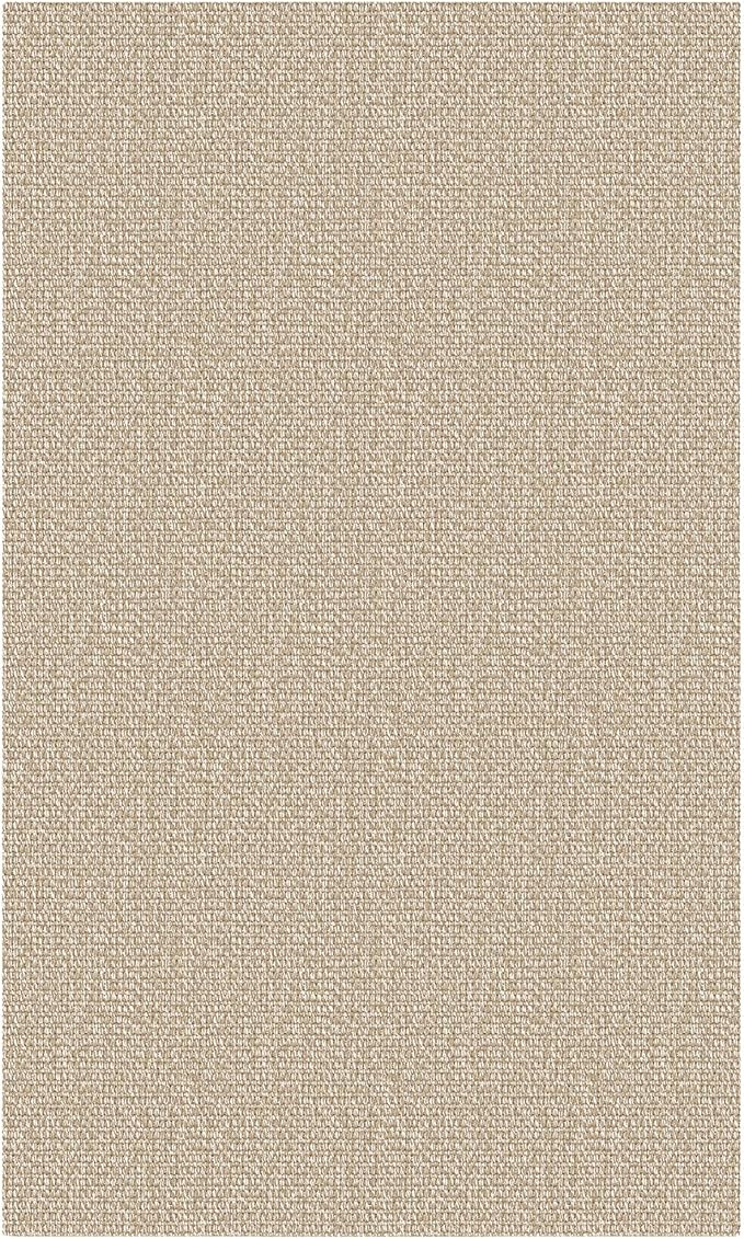 EARTHALL Washable Area Rug 3x5 Ft Non Slip Rugs for Entryway, Braided Rubber Backed Throw Rugs Door Mat Indoor Outdoor Entrance, Cotton Woven Carpet for Kitchen Foyer Front Door, Send/Beige