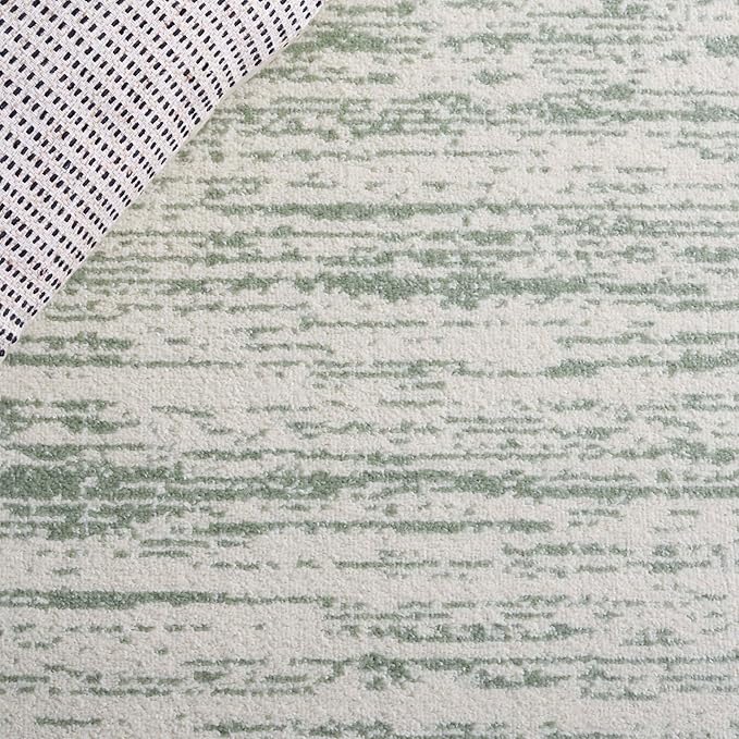 SAFAVIEH Area Rug 6x8 - Adirondack Collection - Sage & Ivory, Modern Ombre Design, Non Shedding & Easy to Clean, Ideal for Living Room, Bedroom, Office, Dining Space (ADR113X)