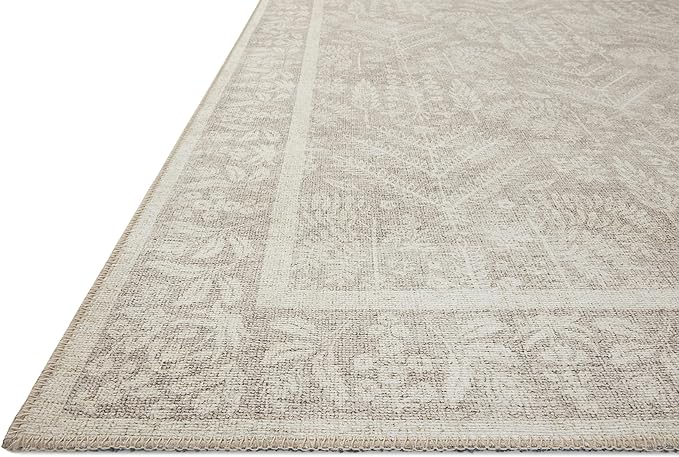 Loloi Rifle Paper Co. Maison Collection MAO-02 Bough Natural 2'-6" x 7'-6", .19" Pile Height, Runner Rug