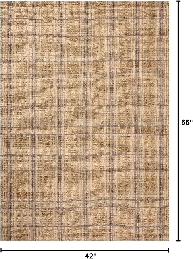 Loloi Chris Loves Julia Judy Collection JUD-02 Natural/Stone 3'-6" x 5'-6" Accent Rug