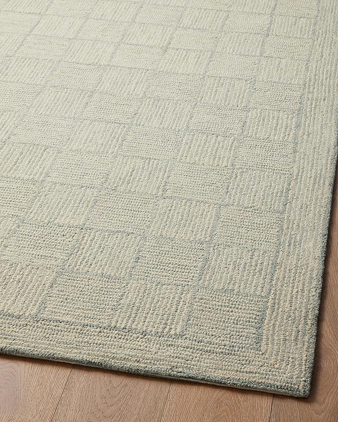 Loloi Chris Loves Julia Francis Collection FRA-03 Silver/Sky 2'-0" x 5'-0" Accent Rug