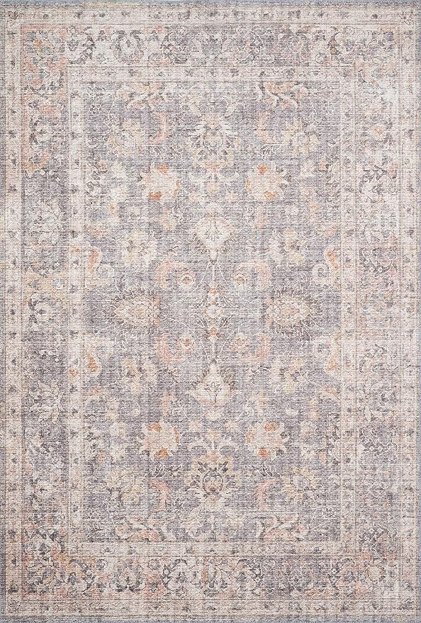 Loloi Skye Collection SKY-01 Grey/Apricot 2'-6" x 10'-0" Runner Rug