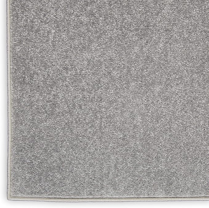 Nourison Home Nourison Essentials Silver Grey 8' x 10' Area Rug - Easy Clean, Non Shedding, Bed Room, Living Room, Dining Room, Kitchen (8' x 10')