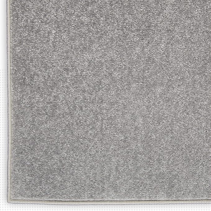 Nourison Home Nourison Essentials Silver Grey 5' x 7' Area Rug - Easy Clean, Non Shedding, Bed Room, Living Room, Dining Room, Kitchen (5' x 7')
