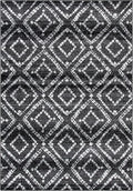 SAFAVIEH Adirondack Collection Accent Rug - 2'6" x 4', Black & Ivory, Modern Distressed Design, Non-Shedding & Easy Care, Ideal for High Traffic Areas in Entryway, Living Room, Bedroom (ADR131A)