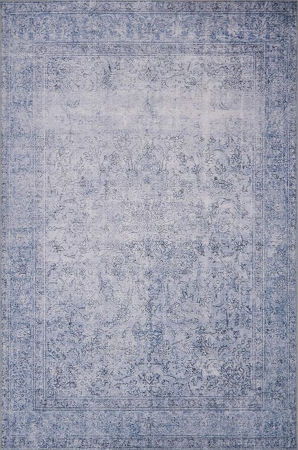 Loloi Loren Collection LQ-09 Slate 8'-4" x 11'-6" Area Rug