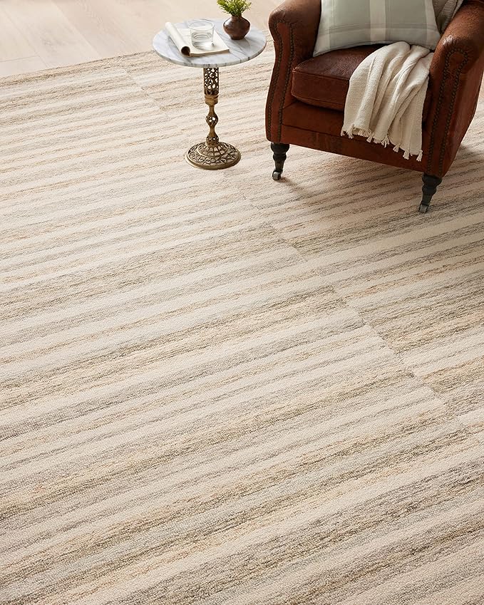 Loloi Chris Loves Julia Chris Collection CHR-03 Ivory/Clay 5'-0'' x 7'-6'', .50" Pile Height, Area Rug