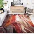 SAFAVIEH Glacier Collection Area Rug - 10'6" x 14', Red & Multi, Modern Abstract Design, Non-Shedding & Easy Care, Ideal for High Traffic Areas in Living Room, Bedroom (GLA126A)