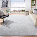 SAFAVIEH Tulum Collection Area Rug - 11' Square, Light Grey & Ivory, Moroccan Boho Tribal Design, Non-Shedding & Easy to Clean, Ideal for Living Room, Bedroom, Dining Space (TUL272F)