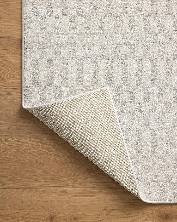 Loloi Kamala Collection KAM-05 Ivory/Grey 5'-3" x 7'-9" Area Rug