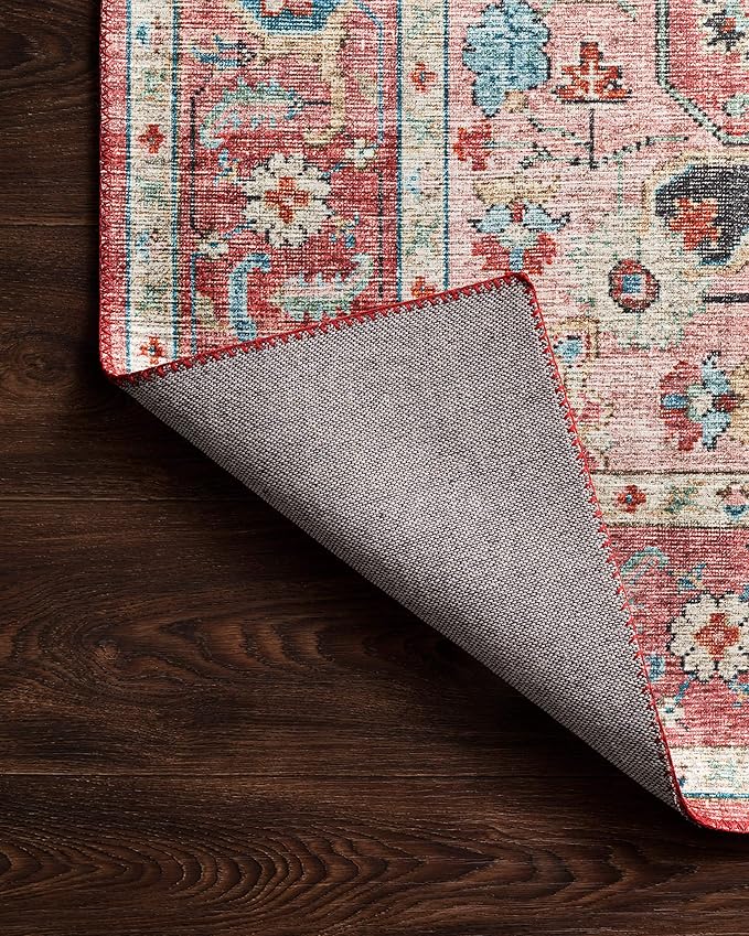 Loloi Skye Collection SKY-05 Brick/Ocean 2'-6" x 12'-0" Runner Rug