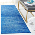 SAFAVIEH Adirondack Collection Runner Rug - 2'6" x 8', Light Blue & Dark Blue, Modern Ombre Design, Non Shedding & Easy to Clean, Ideal for Hallway, Foyer, Kitchen, Entryway, Bedroom (ADR113F)