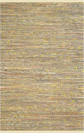 SAFAVIEH Rag Rug Collection Area Rug - 6' x 9', Yellow & Multi, Handmade Boho Stripe Cotton, Ideal for High Traffic Areas in Living Room, Bedroom (RAR121H)