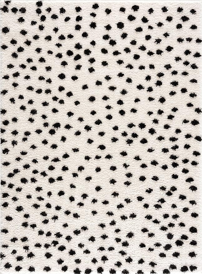 Hauteloom Cansu Hallway, Kitchen Runner Rug - Contemporary - Plush Pile - Black - 2'7" x 10'