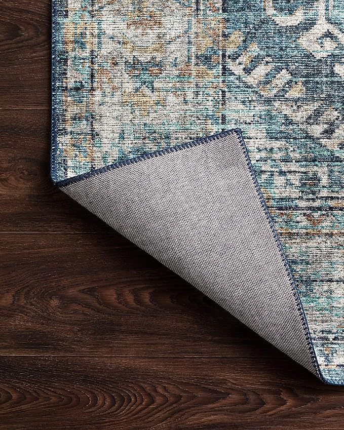 Loloi Skye Collection SKY-03 Denim/Natural 9'-0" x 12'-0" Area Rug