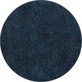 JONATHAN Y Haze Solid Low-Pile Navy 5' Round Indoor Area Rug, Coastal,Bohemian,Minimalist,Classic, Easy-Cleaning for Living Room,Bedroom,Kitchen,Pet Friendly,Non-Shedding (SEU100C-5R)