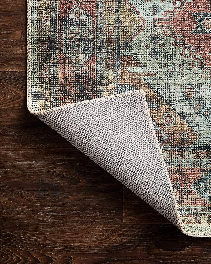 Loloi Skye Collection SKY-06 Apricot/Mist 6'-0" x 9'-0" Area Rug
