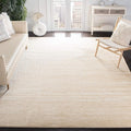 SAFAVIEH Adirondack Collection Area Rug - 5' Square, Champagne & Cream, Modern Ombre Design, Non Shedding & Easy to Clean, Ideal for Living Room, Bedroom, Office, Dining Space (ADR113W)