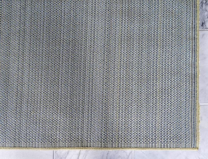 Unique Loom Solo Collection Area Rug - Calabasas (5' 3" x 7' 7" Rectangle, Light Green)