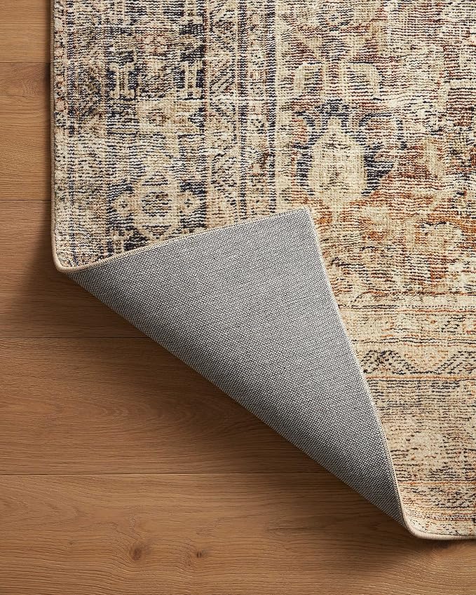 Loloi Amber Lewis Morgan Collection MOG-01 Sunset/Ink 2' x 3'-6" 38" Thick Accent Rug feat. CloudPile, Neutral, Room Décor, Vintage Inspired, Livingroom, Bedroom, Dining Area