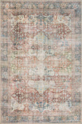 Loloi Loren Collection LQ-14 Brick/Multi 8'-4" x 11'-6" Area Rug