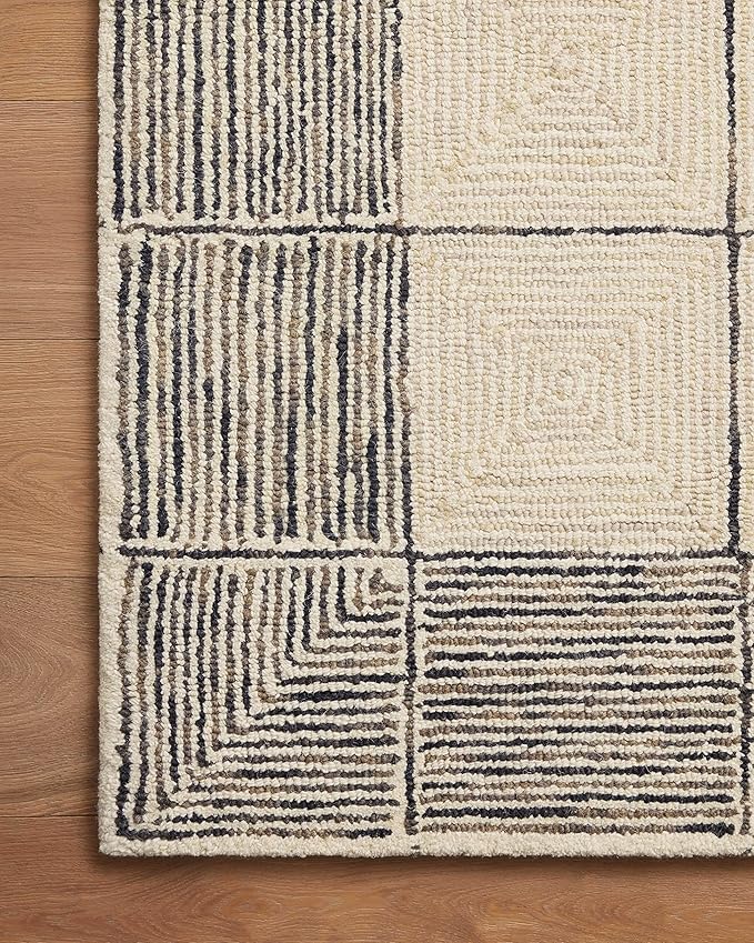 Loloi Chris Loves Julia Francis Collection FRA-02 Cream/Black 2'-3" x 3'-9" Accent Rug
