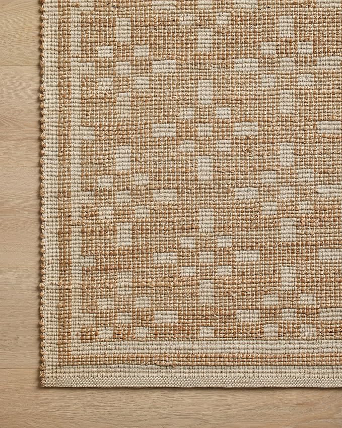 Loloi Chris Loves Julia Judy Collection JUD-07 Natural/Ivory 7'-9" x 9'-9" Area Rug